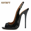 5.1 in (13 cm) Platform Pumps in Extended Sizes for Crossdressers - Image 3
