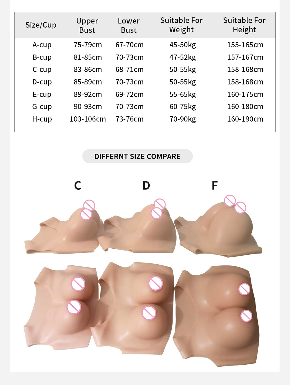 Silicone Breastplate with Multiple Cup Options - product image 21