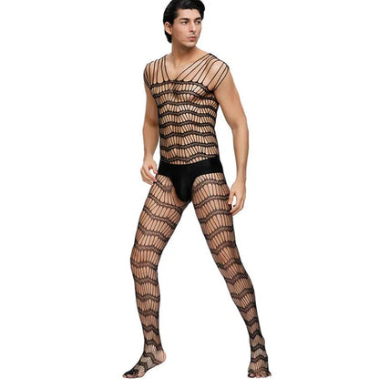 Seductive Netted Bodystocking Lingerie