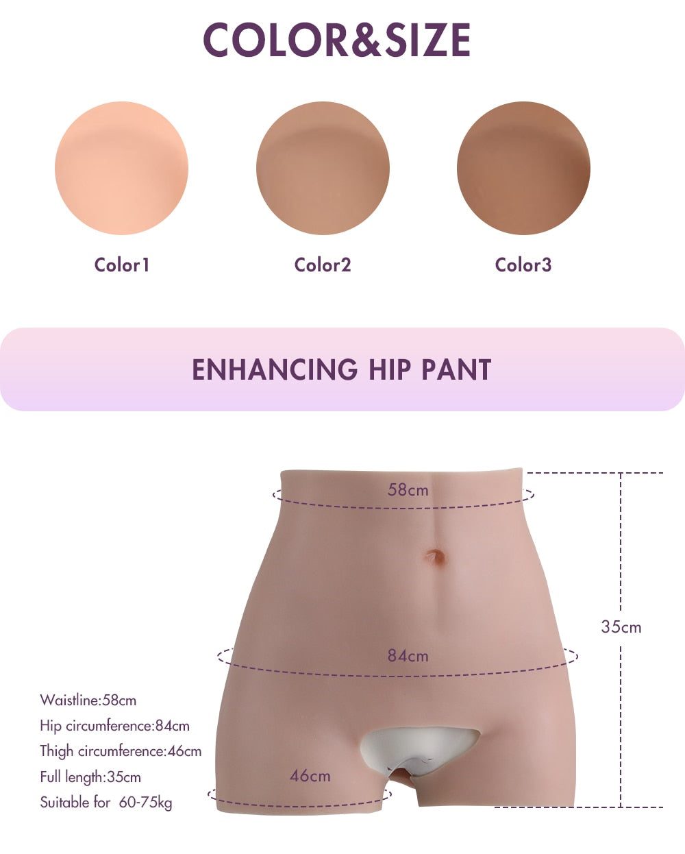 Silicone Hip-Shaping Panties for Crossdressers - Style 2 - Image 17