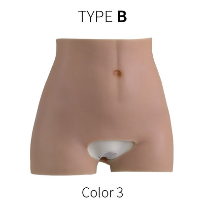 Artificial Silicone Buttock Enhancement Panties Fake Vagina Crossdressing for Crossdresser Transgender Drag Queen Shemale