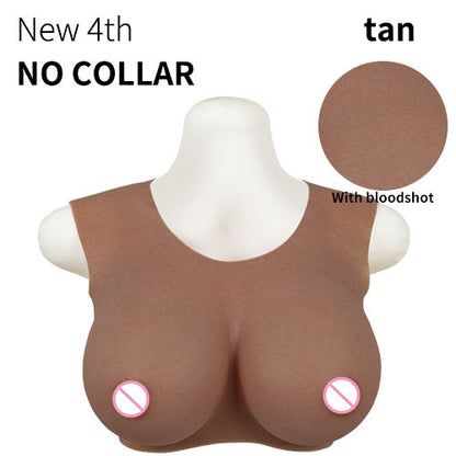 False Chest Crossdress Silicone Breast Forms For Cosplay Costumes Silicone Breast Plate Boobs Shemale Fake Chest For Transgender