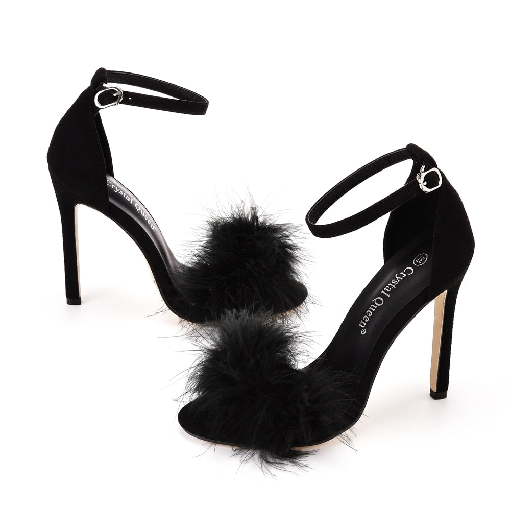 Open-Toe Platform Sandals in Extended Sizes for Crossdressers - Image 27