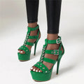Gladiator Platform Sandals for Crossdressers - Image 1