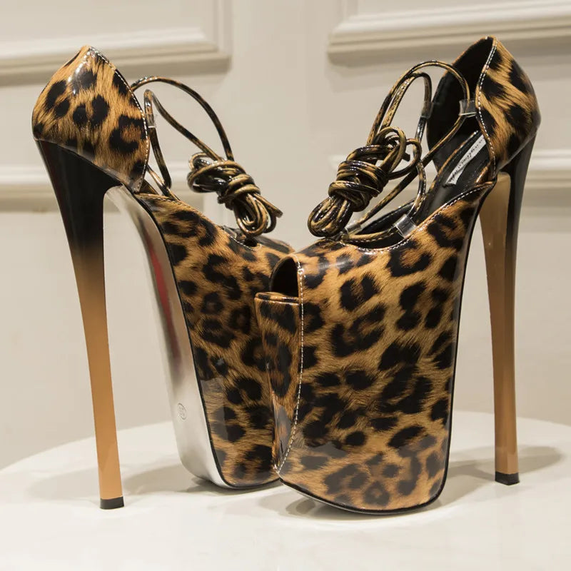 Platform Sandals in Extended Sizes for Crossdressers - Image 6
