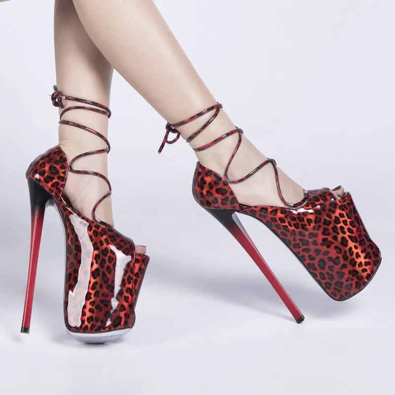 Platform Sandals in Extended Sizes for Crossdressers - Image 3