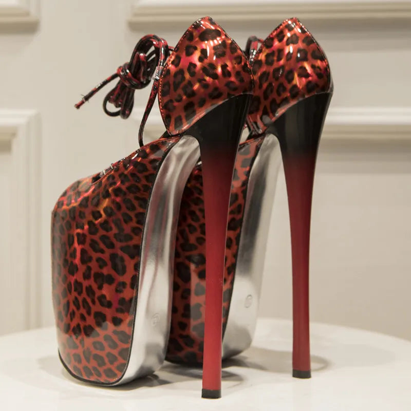 Platform Sandals in Extended Sizes for Crossdressers - Image 4