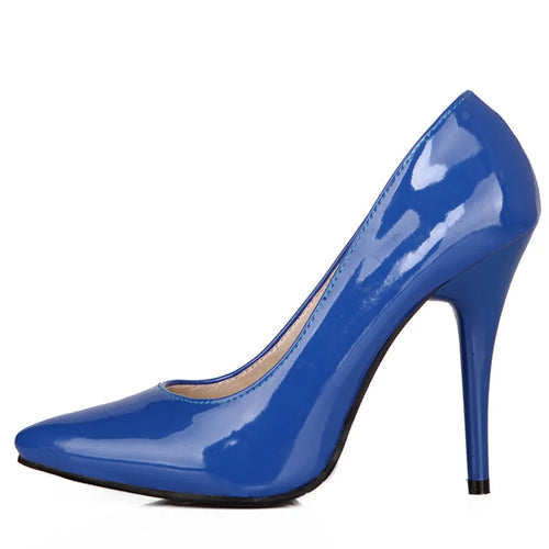 Elegant High-Heel Pumps in Extended Sizes for Crossdressers - Image 1
