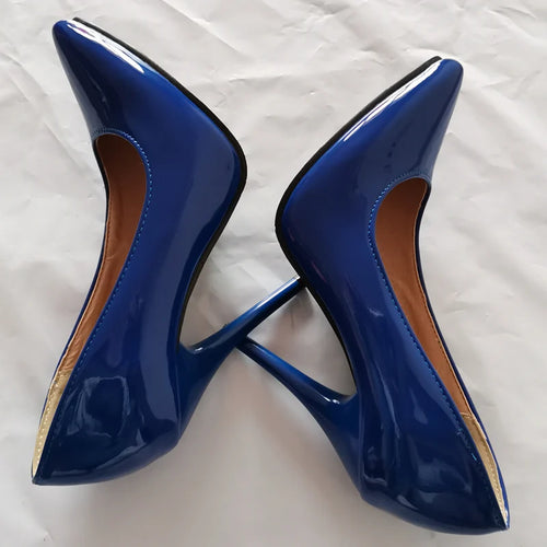 Elegant High-Heel Pumps in Extended Sizes for Crossdressers - Image 2