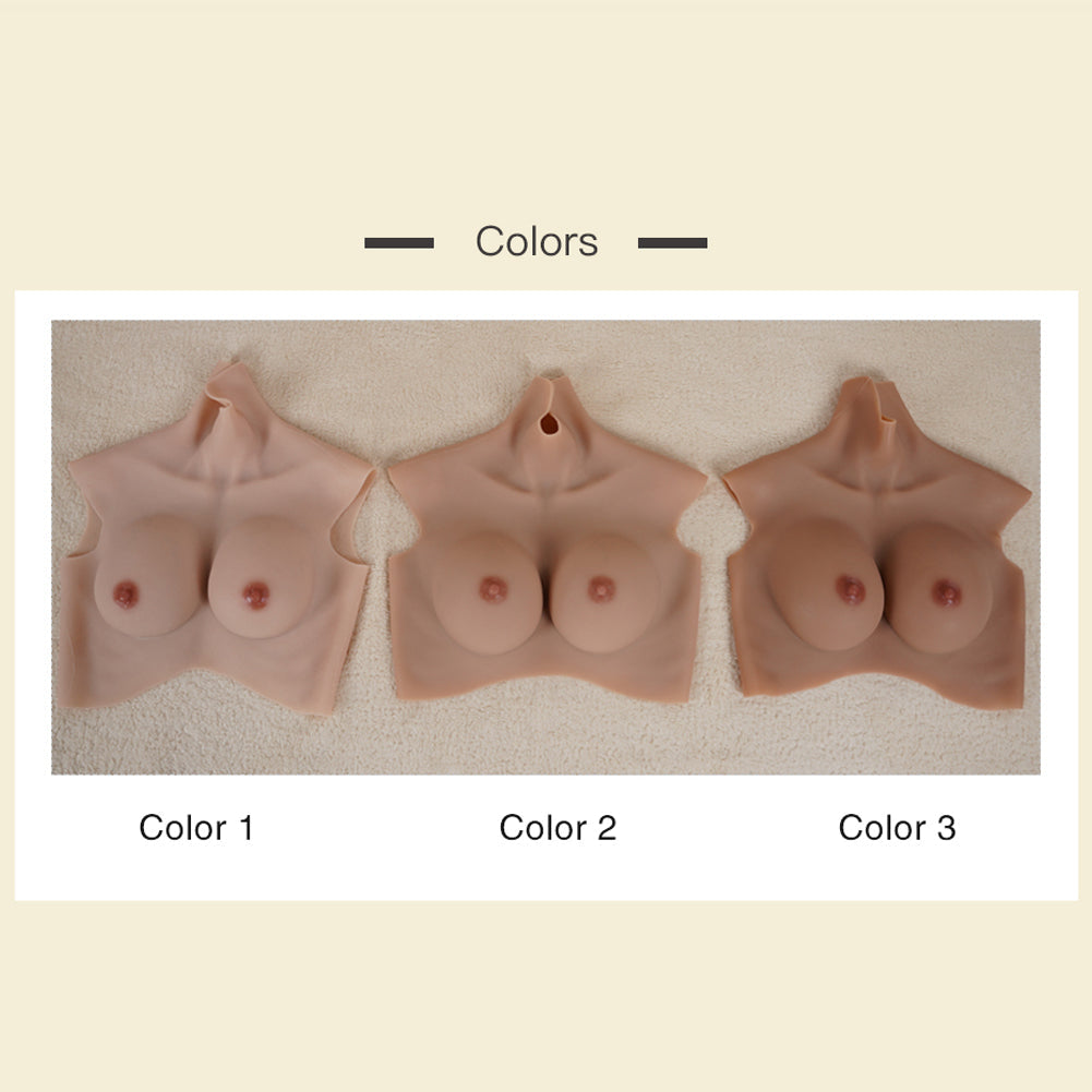 No-Oil Extended-Cup Silicone Breastplate - Style 3 - Image 4