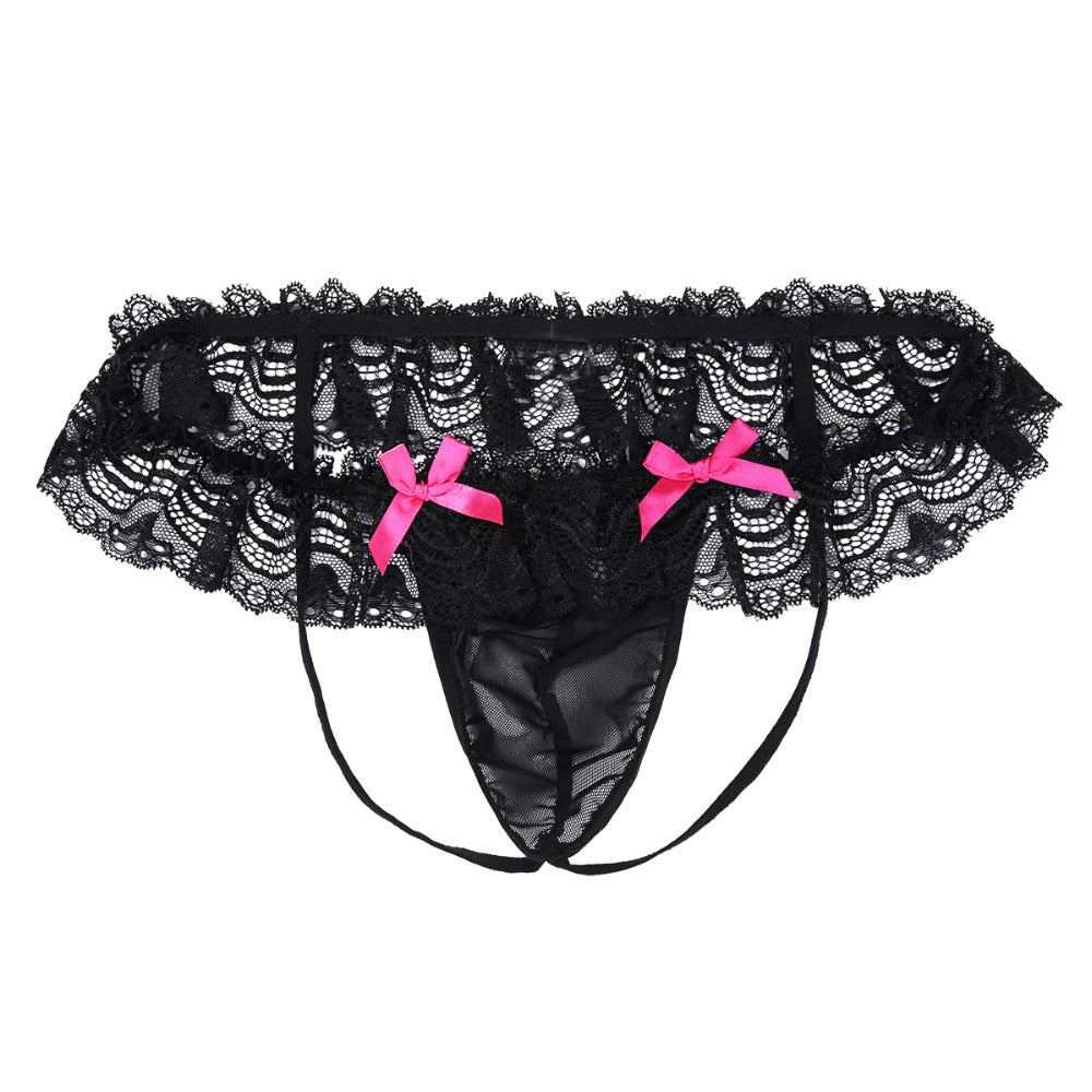 Men's Lingerie Mesh Lace Thong – My Crossdresser Shop