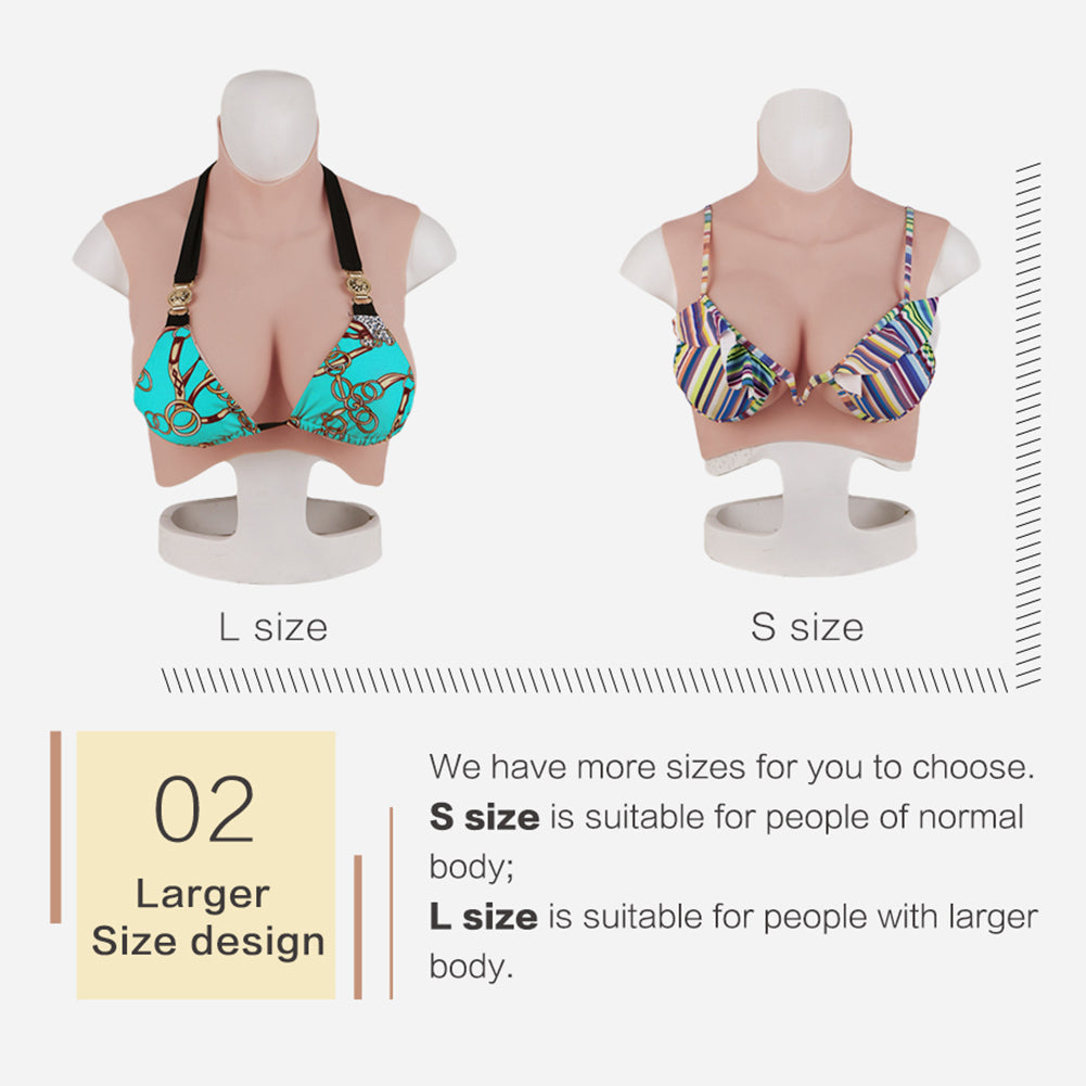 No-Oil Extended-Cup Silicone Breastplate - Style 2 - Image 6