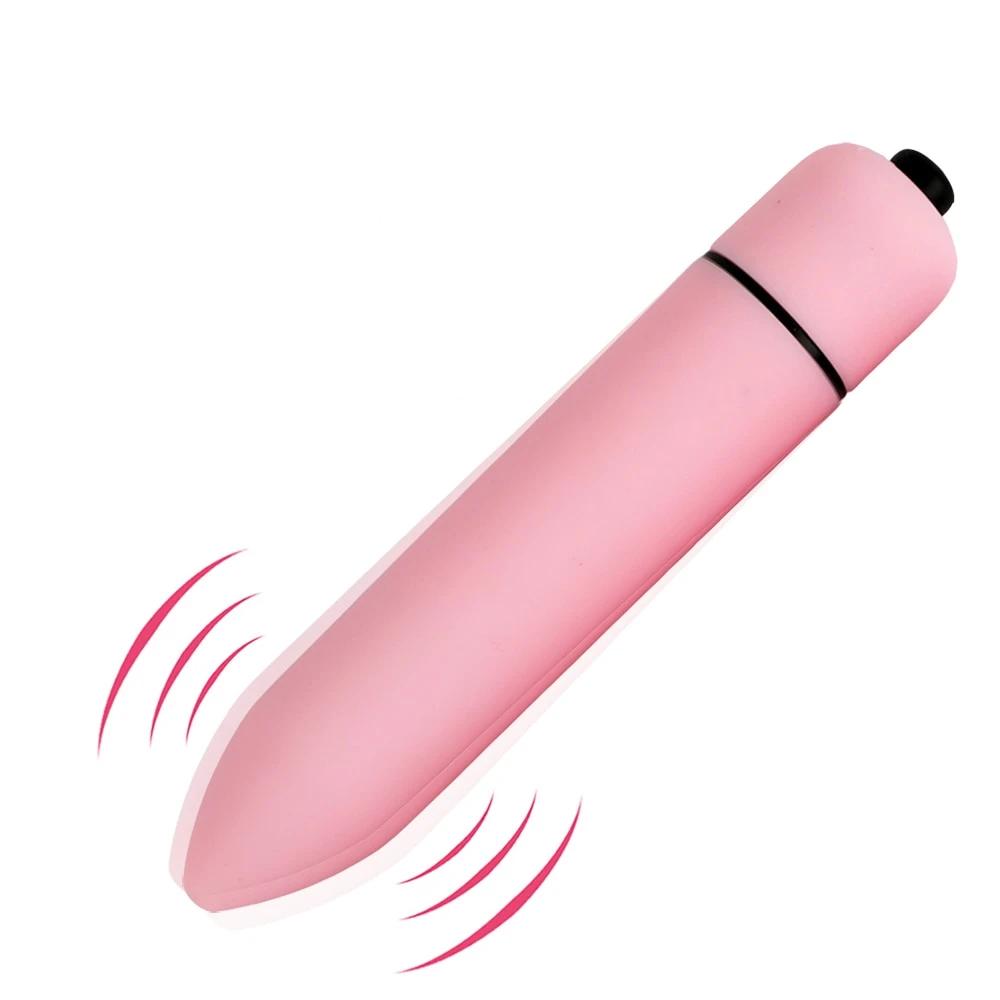 Experience Intense Stimulation with the 10-Speed Bullet Vibrator Dildo - Image 1