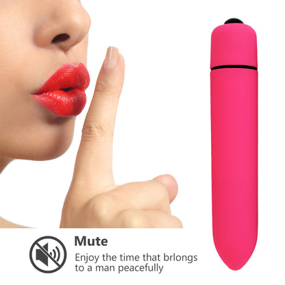 Experience Intense Stimulation with the 10-Speed Bullet Vibrator Dildo