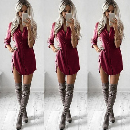 Long Sleeve Sexy Dress