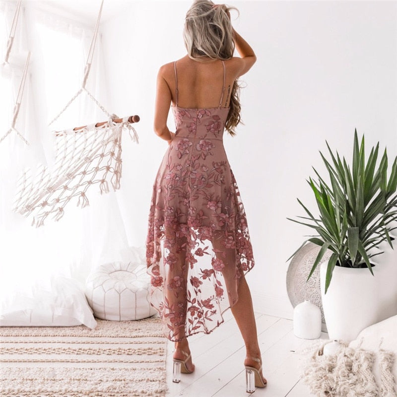 Sexy Pink Lace Dress – My Crossdresser Shop