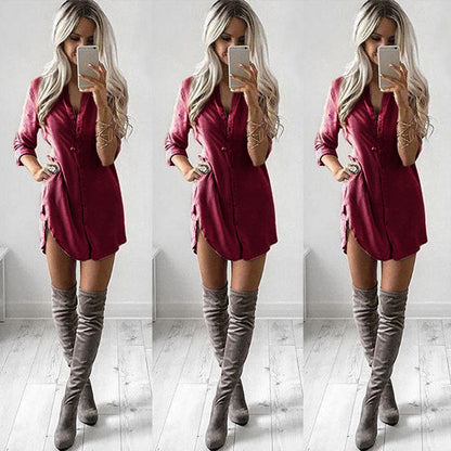 Long Sleeve Sexy Dress