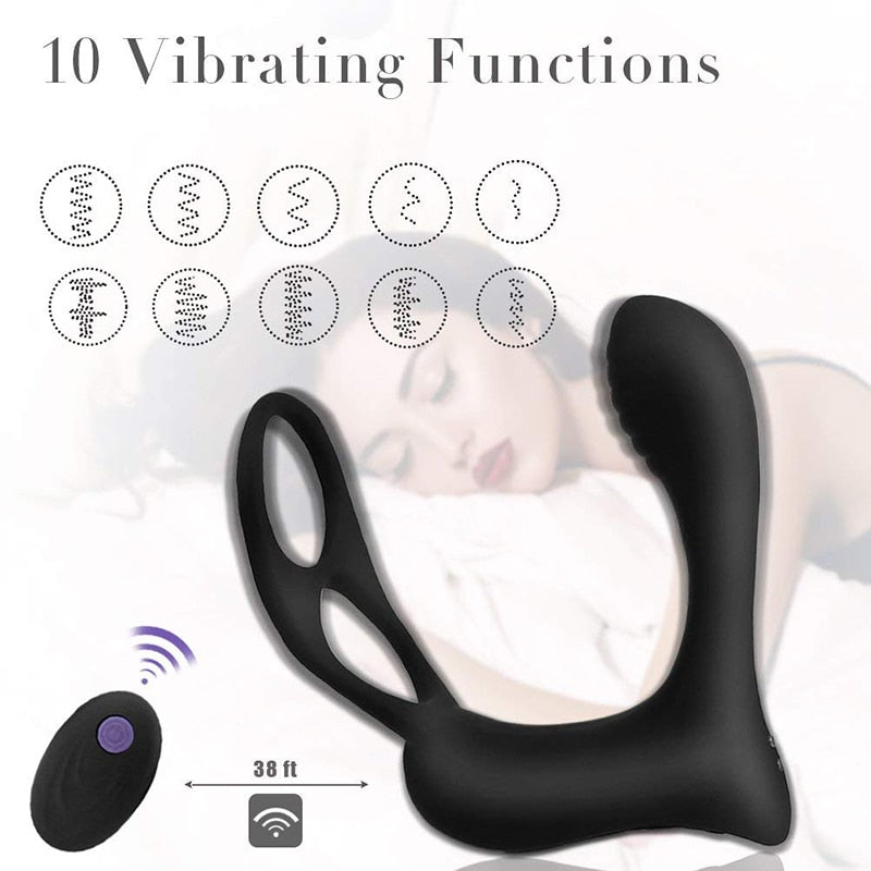 Experience Dual Pleasure with the 2 Types Anal Vibrator - Male Prostate Massage - Image 14