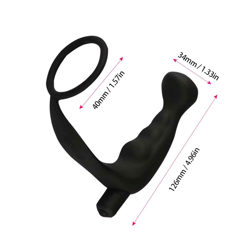 Experience Dual Pleasure with the 2 Types Anal Vibrator - Male Prostate Massage - Image 13