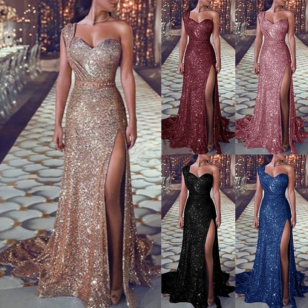 Long Evening Party Dress for Crossdressers - Style 2 - Image 1