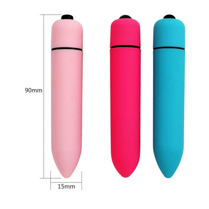 Experience Intense Stimulation with the 10-Speed Bullet Vibrator Dildo