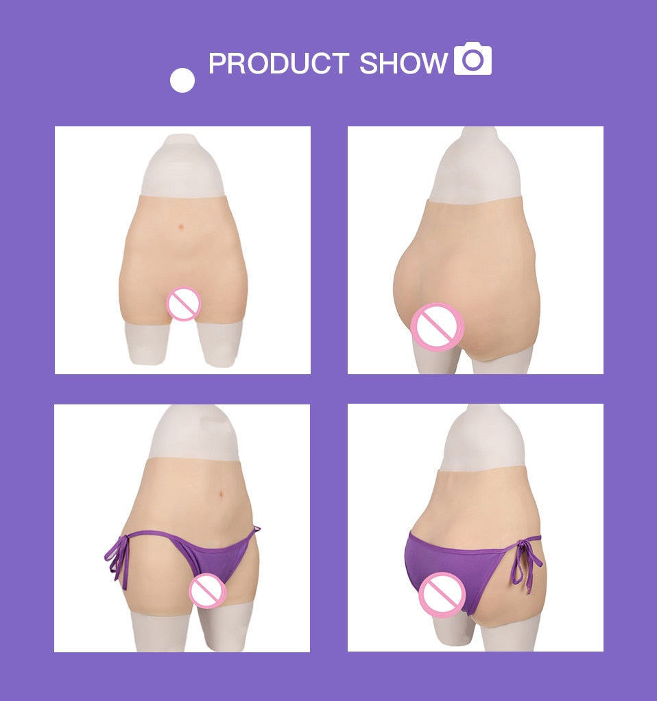 Silicone Appearance Pants for Crossdressers - Style 3 - Image 2