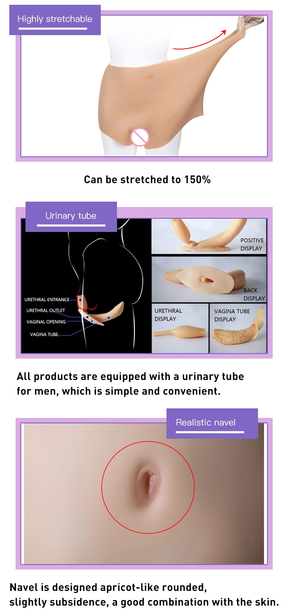 Silicone Appearance Pants for Crossdressers - Style 3 - Image 9