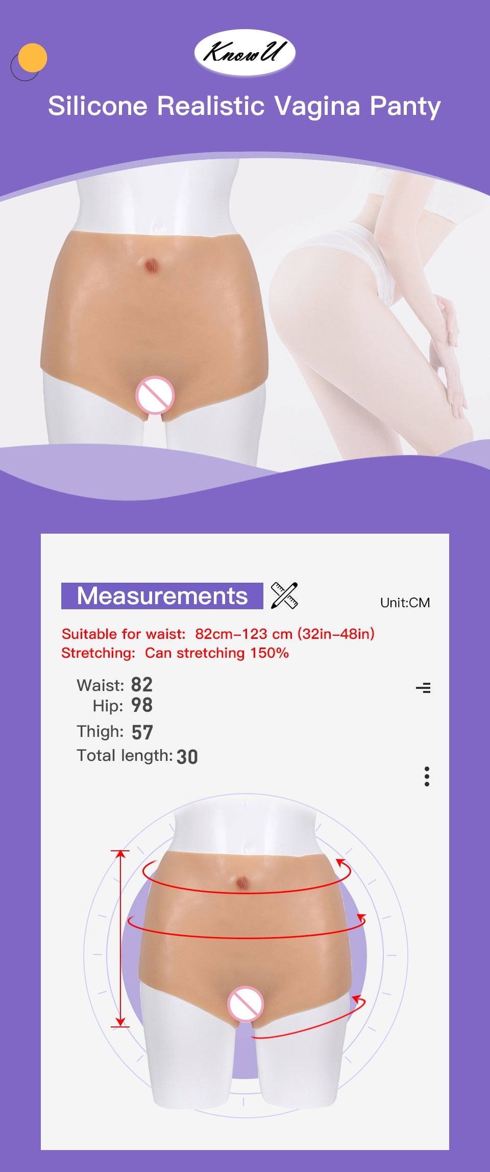 Plus Size Silicone Hip-Shaping Panties for Crossdressers - Image 8