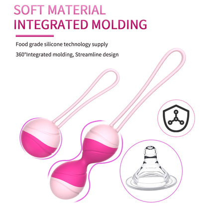 Feminine Sensations: Kegel Balls Vibrator - Remote Control Vaginal Tightening Exercise - Gender Exploration Sex Toys for Men Embracing Their Feminine Side - Ben Wa Geisha Muscle Strengthening