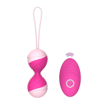 Feminine Sensations: Kegel Balls Vibrator - Remote Control Vaginal Tightening Exercise - Gender Exploration Sex Toys for Men Embracing Their Feminine Side - Ben Wa Geisha Muscle Strengthening