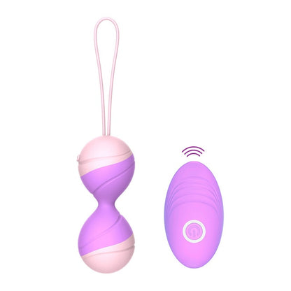 Feminine Sensations: Kegel Balls Vibrator - Remote Control Vaginal Tightening Exercise - Gender Exploration Sex Toys for Men Embracing Their Feminine Side - Ben Wa Geisha Muscle Strengthening