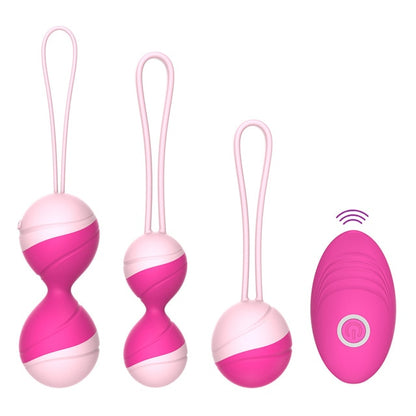 Feminine Sensations: Kegel Balls Vibrator - Remote Control Vaginal Tightening Exercise - Gender Exploration Sex Toys for Men Embracing Their Feminine Side - Ben Wa Geisha Muscle Strengthening