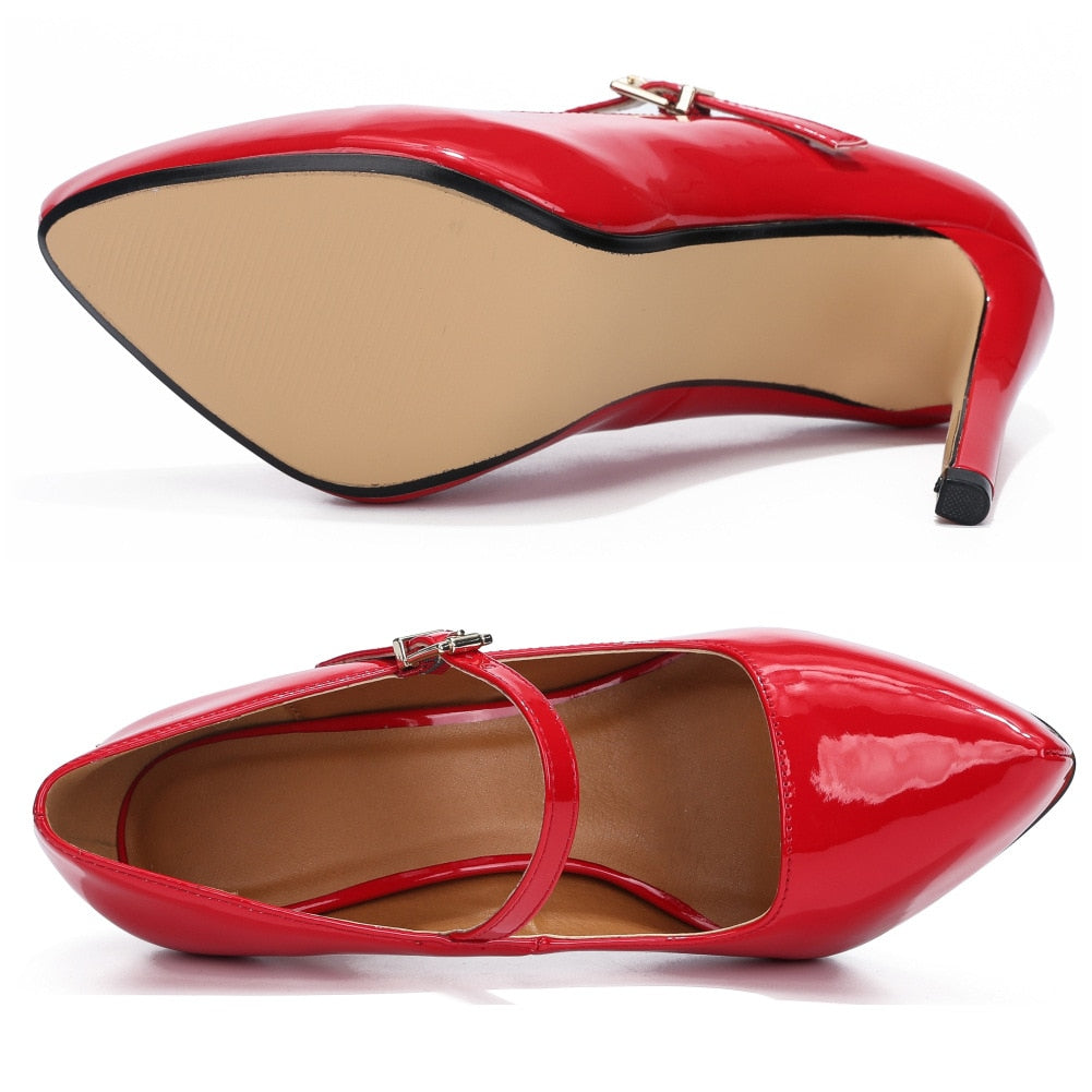 Stiletto High Heels in Extended Sizes for Crossdressers - Style 2 - Image 30