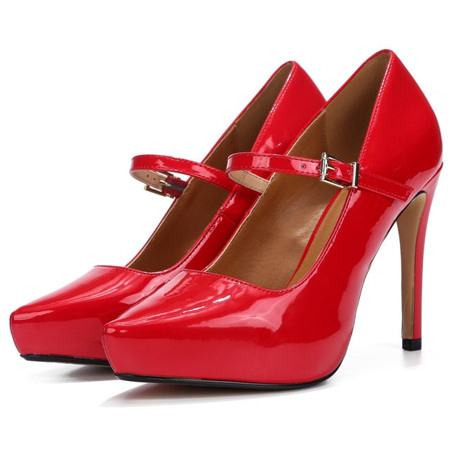 Stiletto High Heels in Extended Sizes for Crossdressers - Style 2 - Image 9