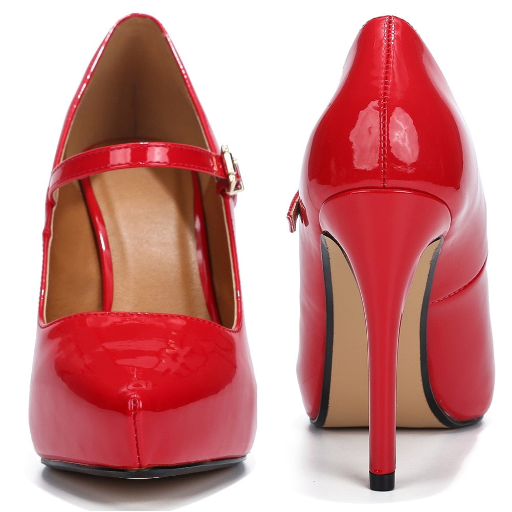 Stiletto High Heels in Extended Sizes for Crossdressers - Style 2 - Image 10