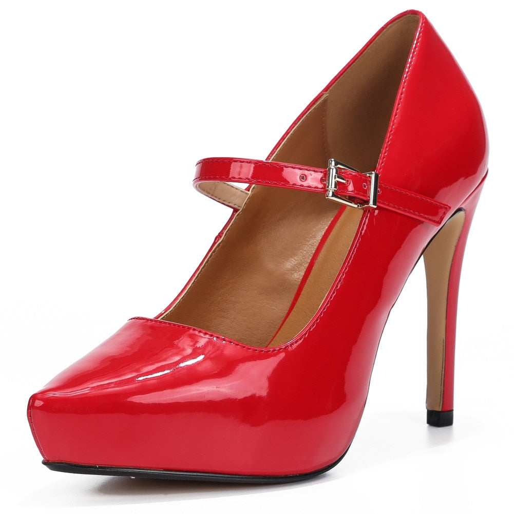 Stiletto High Heels in Extended Sizes for Crossdressers - Style 2 - Image 29