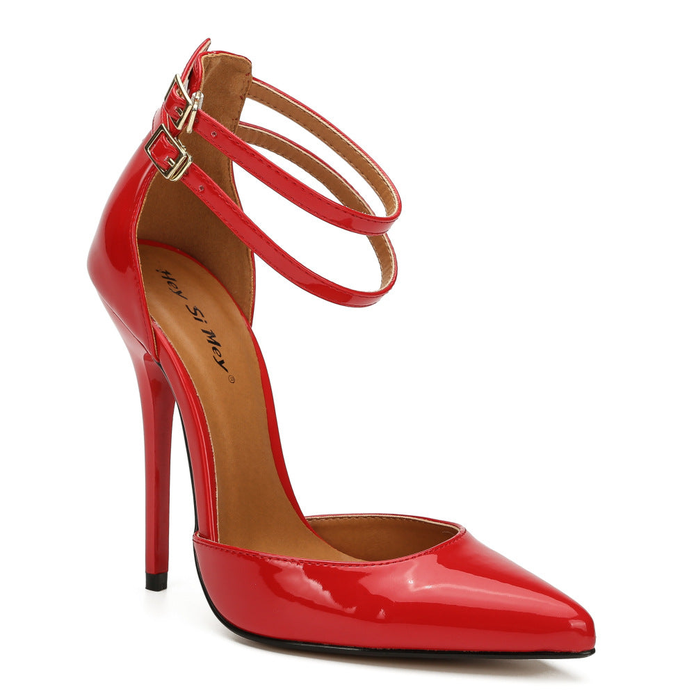 Stiletto High Heels in Extended Sizes for Crossdressers - Style 3 - Image 23