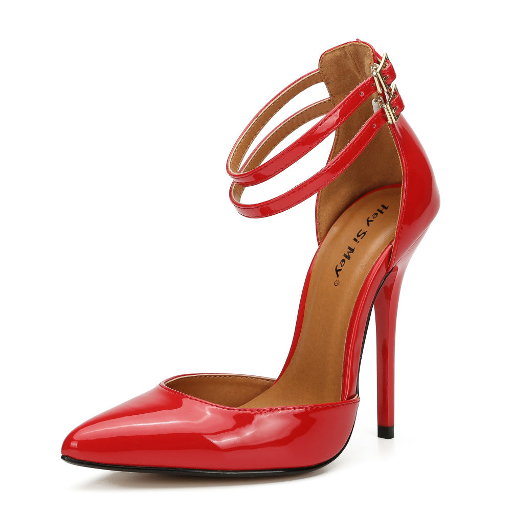Stiletto High Heels in Extended Sizes for Crossdressers - Style 3 - Image 24