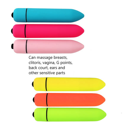 Experience Intense Stimulation with the 10-Speed Bullet Vibrator Dildo