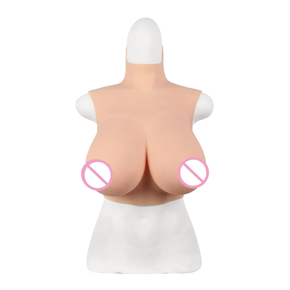 H-Cup Silicone Breastplate with Filling Options - product image 17