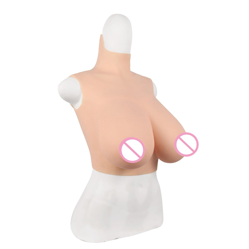 H-Cup Silicone Breastplate with Filling Options - product image 16