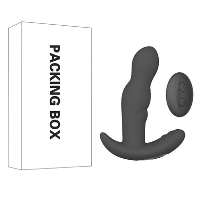 Pleasure Revolution: 360° Rotating Anal Plug Vibrator - Silicone Male Prostate Massager - Butt Plug for Men - Vibrating Sex Toy for G-Spot Stimulation and Sensational Exploration