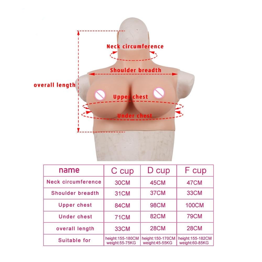 Realistic Silicone Breastplate for Crossdressers - product image 13