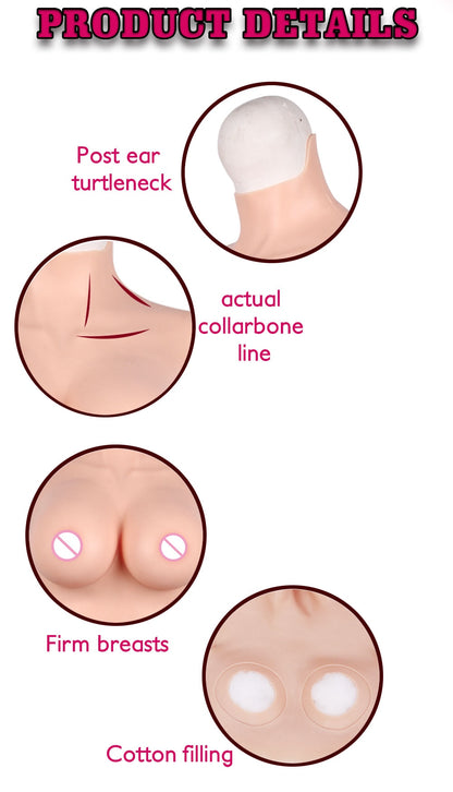 Realistic and Comfortable Silicone Breast Forms - Perfect for Crossdressers, Transgender Women