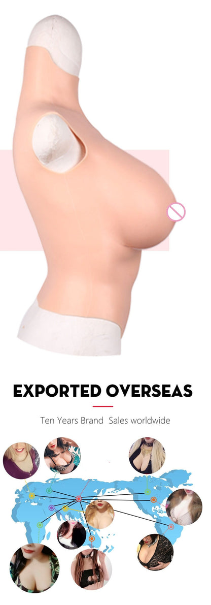 Realistic and Comfortable Silicone Breast Forms - Perfect for Crossdressers, Transgender Women