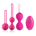 5pcs Vaginal Tightening Kegel Balls Set - 10 Speed Vibrating Eggs - Silicone Ben Wa Balls - Image 4
