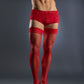 Sheer Thigh-High Stockings and Boxer Underwear Set