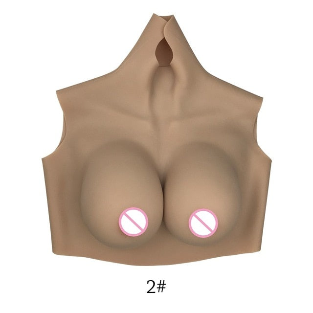 H-Cup Silicone Breastplate with Filling Options - product image 10