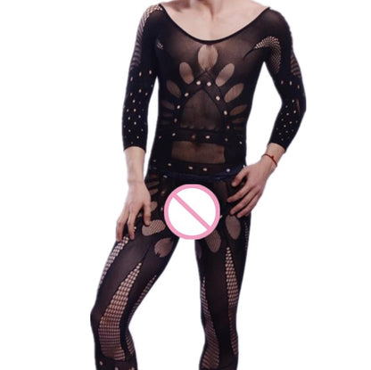 Sexy Open Crotch Lingerie Bodystocking