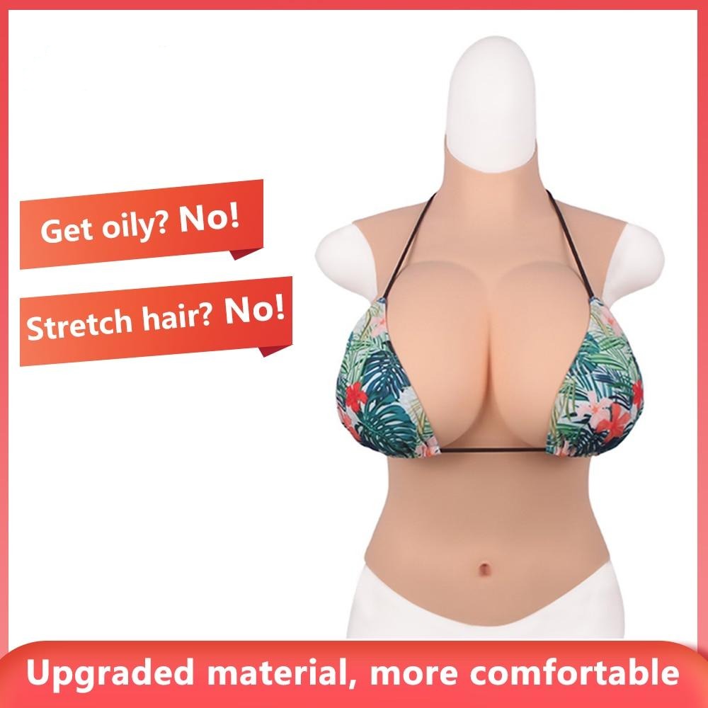 Silicone Breastplate with C, D, E and G Cup Options - product image 1